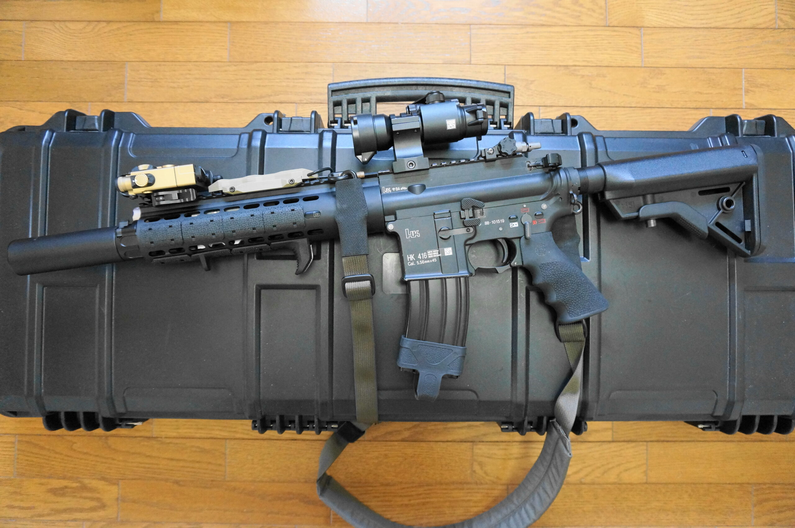 WE TECH HK416(M4) ガスブローバックガン 快調作動 カスタム | ゆるく ...