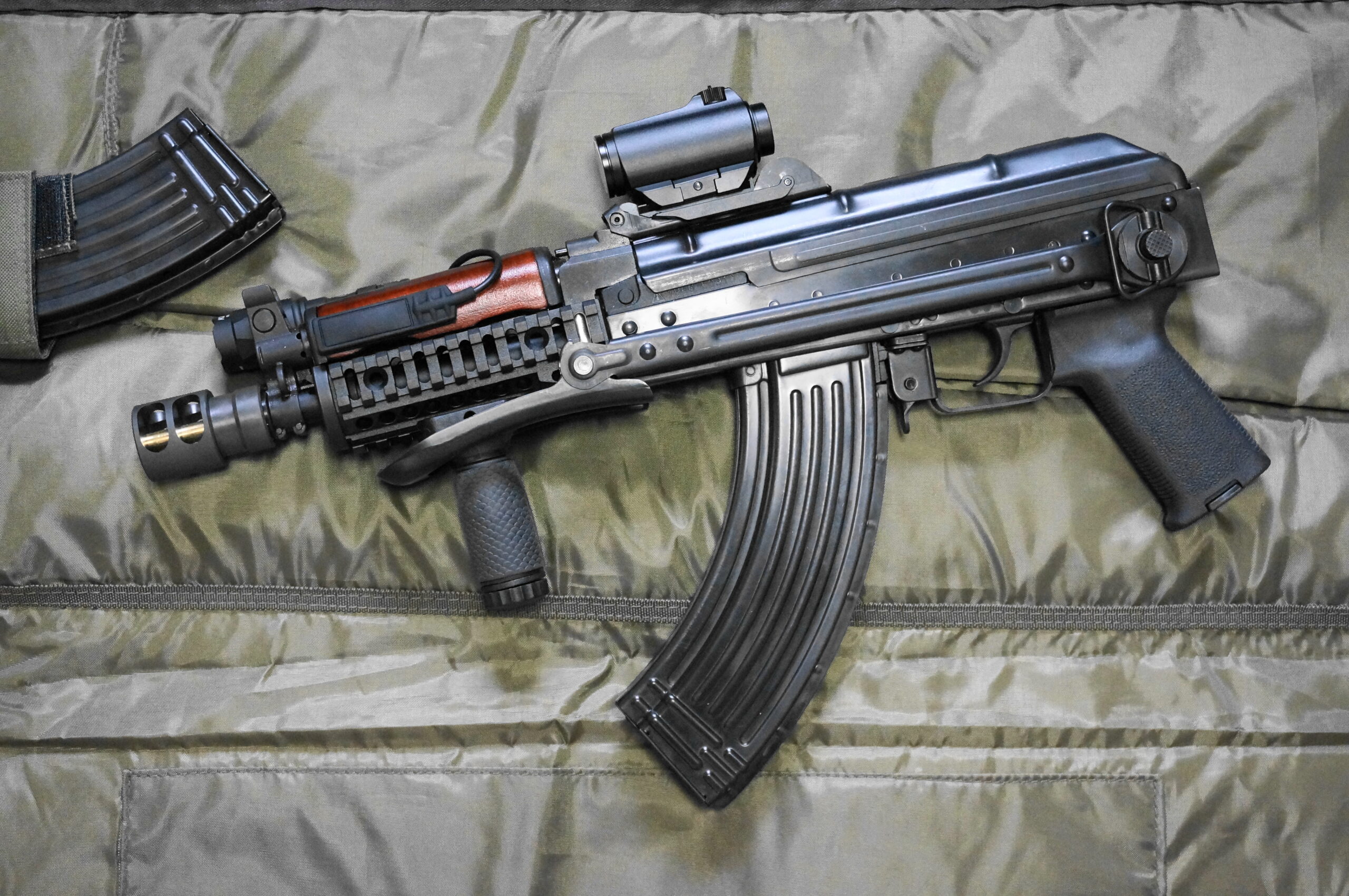 実物 ロシア AK-74 木製 ハンドガード ストック AK AKM LCT GHK E&L 