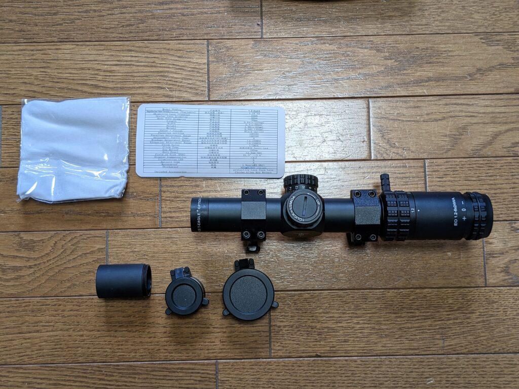 T-EAGLE ライフルスコープ EO1.2-6x24WA | ゆるくサバイバル